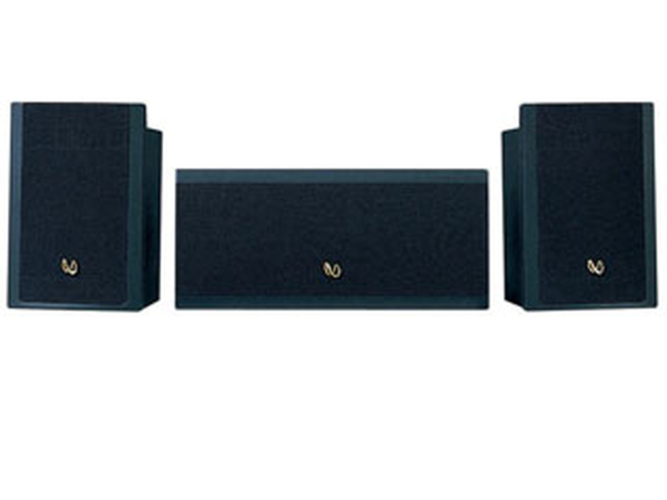 MINUETTE SURROUND PAC - Black - 2-Way 80 Watt Sat Speaker / 2-Way 80 Watt Center Speaker - Hero